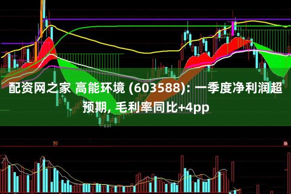 配资网之家 高能环境 (603588): 一季度净利润超预期, 毛利率同比+4pp